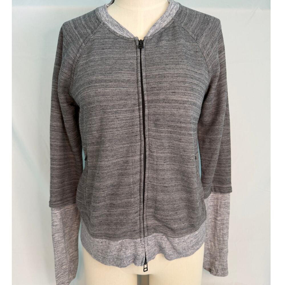 Athleta Derek Lam IOC Full Zip Jacket Gray Women’s Large Athleisure Athletic